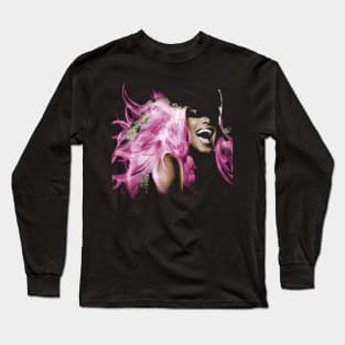 Janet : Black Art Long Sleeve T-Shirt